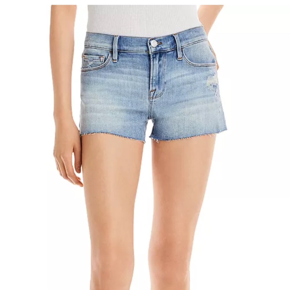 FRAME Le Cutoff Denim Shorts